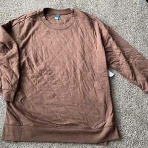 Old Navy quilted tunic sweatshirt - size L
